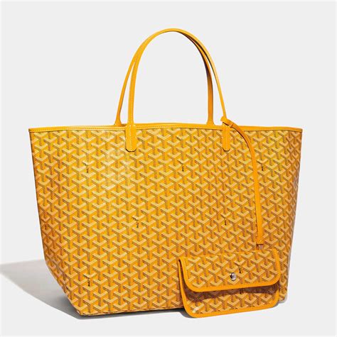 yellow goyard tote price|reversible goyard tote bag.